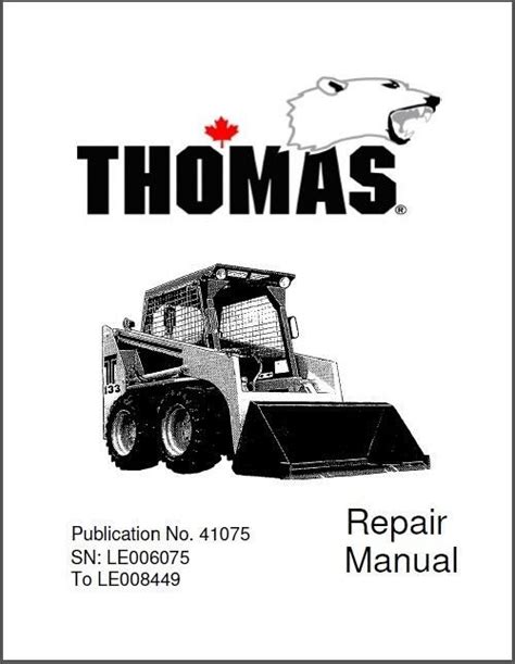 thomas 173 skid steer parts|thomas t133 repair manual pdf.